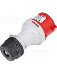 Fișă industriala, CEE fix, 5 poli, 16A, 400V, IP44, cu inversarea fazelor, Schrack, YY734516 2