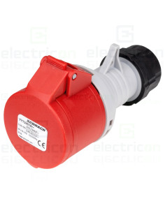 Priză, CEE mobil, 5 poli, 16A, 400V, IP44, Schrack, YY724516