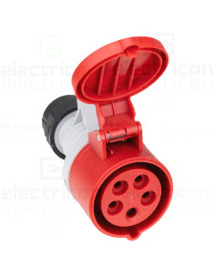 Priză, CEE mobil, 5 poli, 16A, 400V, IP44, Schrack, YY724516 2