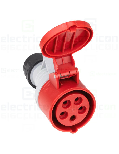 Priză, CEE mobil, 5 poli, 16A, 400V, IP44, Schrack, YY724516