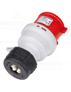 Fișă industriala, CEE fix, 5 poli, 32A, 400V, IP44, Schrack, YY714532 2