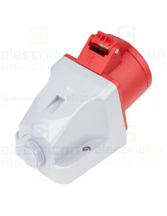 Priza industriala, CEE, 5 poli, 16A, 400V, IP44, Schrack, YY764516 2