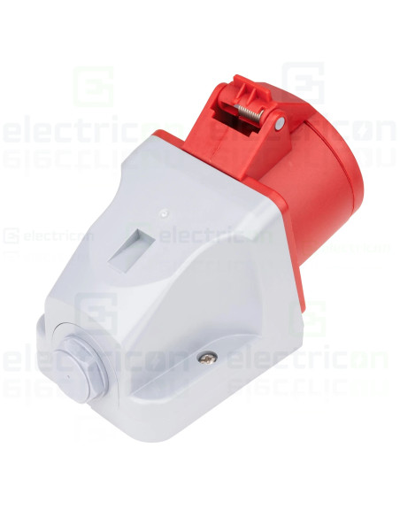 Priza industriala, CEE, 5 poli, 16A, 400V, IP44, Schrack, YY764516