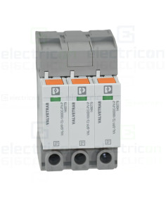 Descarcator de supratensiune T2, 1000VDC, 3P, VAL-SPP-T2-1000DC-PV-2+V-UT, Phoenix Contact, 1466772