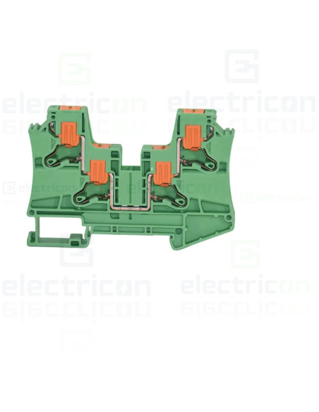 Clemă șir de trecere, 2 conexiuni, 6 mm², verde, PTV 6 GREEN, Phoenix Contact, 1291930