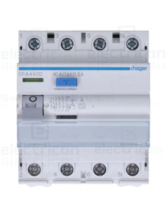 Intreruptor RCCB 40A/300mA Hager - CFA440D 2