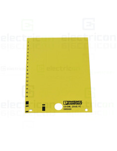 Etichete Carton Galben cu adeziv, UniSheet Thermomark Card, Phoenix Contact, 0800460