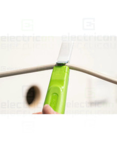 Cutit de dezizolat cabluri cu lama tip carlig si capac de protectie Ø 4 - 28mm 2