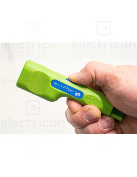 Unealta pentru inlaturarea mantalei si dezizolarea cablurilor coaxiale, inclusiv asistenta la dezrasucire, Verde, Weicon