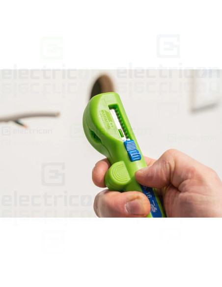 Dezizolator Quadro nr. 16, multifunctional, interval de dezizolat, 0.5 - 6 mm2, inlaturare manta 8 - 13mm, Verde, Weicon