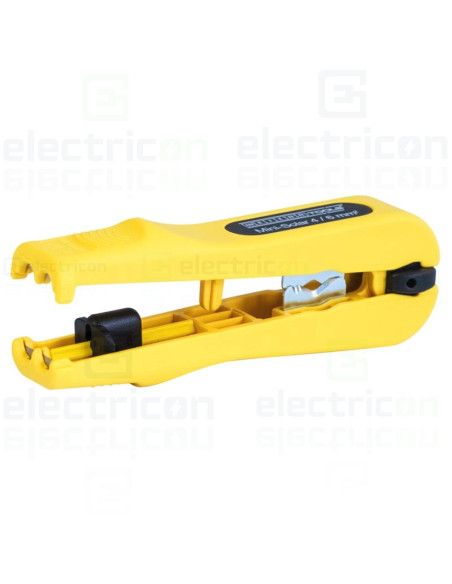 Dezizolator pentru inlaturarea mantalei si dezizolarea cablurilor fotovoltaice uzuale