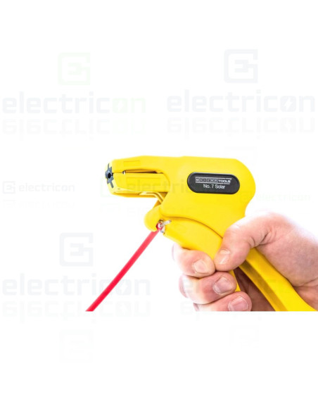 Cleste de dezizolare nr.7 Solar, pentru inlaturarea mantalei si dezizolarea cablurilor fotovoltaice, 1.5 - 6 mm2, Weicon