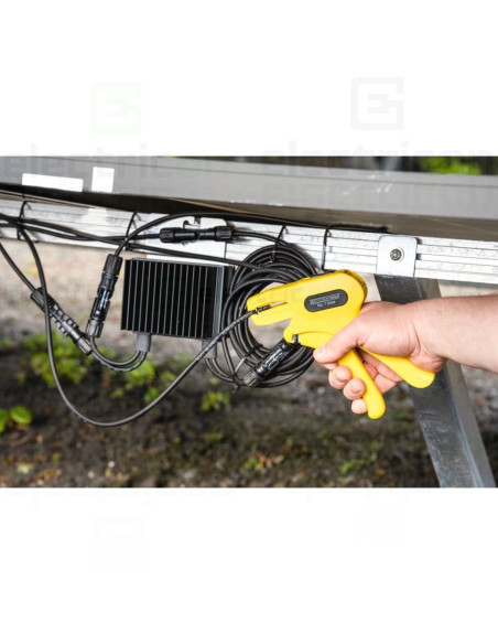 Cleste de dezizolare nr.7 Solar, pentru inlaturarea mantalei si dezizolarea cablurilor fotovoltaice, 1.5 - 6 mm2, Weicon