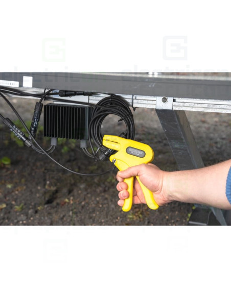Cleste de dezizolare nr.7 Solar, pentru inlaturarea mantalei si dezizolarea cablurilor fotovoltaice, 1.5 - 6 mm2, Weicon