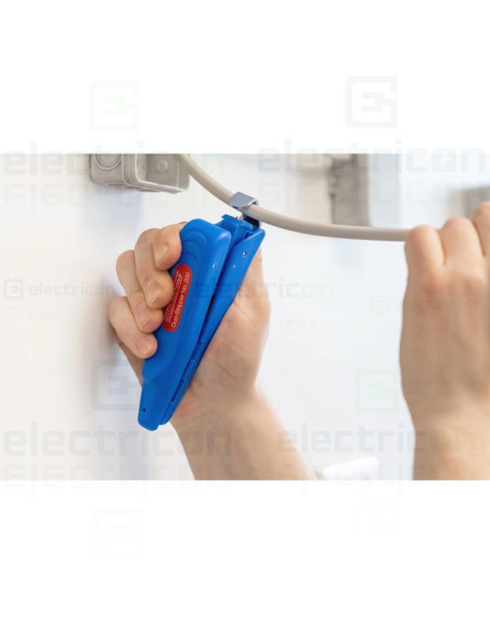 Unealta pentru inlaturarea mantalei si dezizolarea cablurilor, interval dezizolare 0,5-6 mm2, inlaturare manta 4-28 mm, Weicon