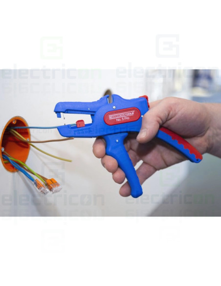 Cleste de dezizolare nr. 5 Pro, pentru toti conductorii uzuali litati si solizi, 0,2 - 16 mm², Weicon, 10062070