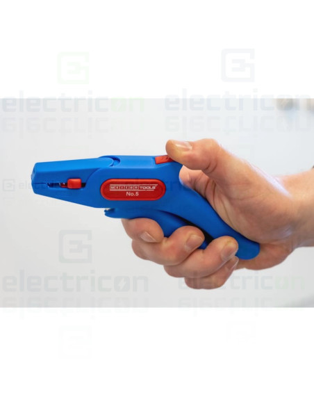 Cleste de dezizolare Nr.5, pentru toti conductorii uzuali litati si solizi, 0,2 - 6 mm², Weicon, 10006786