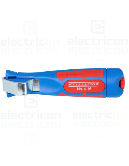 Cutit dezizolat cablu, cu maner bicomponent, interval de lucru, Nr. 4-16, Ø 4 - 16mm, Weicon, 10006784