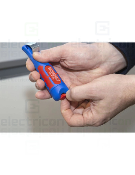 Cutit dezizolat cablu, cu maner bicomponent, interval de lucru, Nr. 4-16, Ø 4 - 16mm, Weicon, 10006784