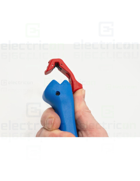 Dezizolator pentru cabluri plate (pana la 18 mm) si rotunde (diametrele intre 6 si 13 mm), Gama Albastru, Weicon, 10068090