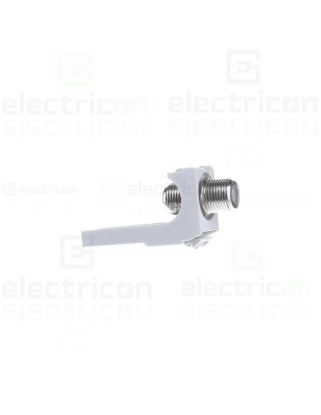 Conector cablu coaxial F-F, Hager, VZ315FF