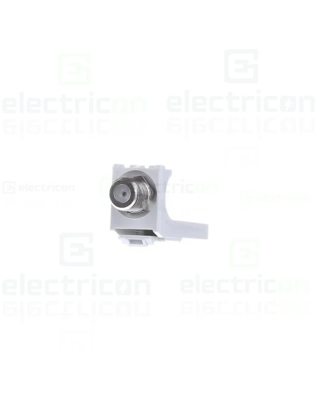 Conector cablu coaxial F-F, Hager, VZ315FF