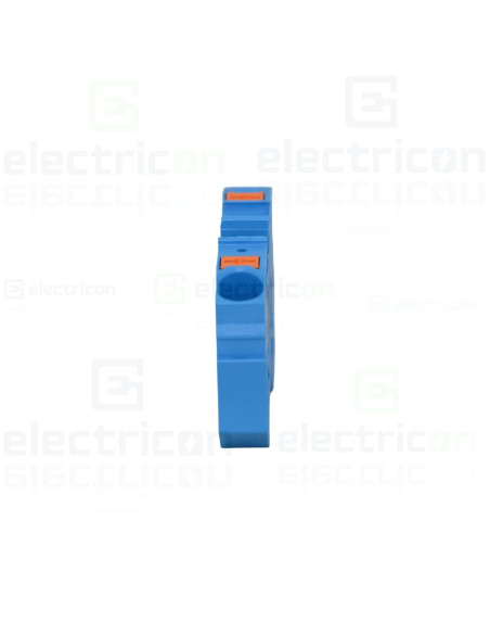 Clema șir, de trecere, 2 conexiuni, 10 mm²,albastru, CAGE CLAMP, Wago, 2210-1204