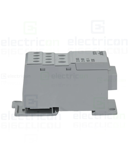 Bloc distributie terminal, 1P, 500A, 2x35mm2 + 5x16mm2 + 4x10mm2 + bara colectoare din cupru de 24x6mm, Hager, KJ02G