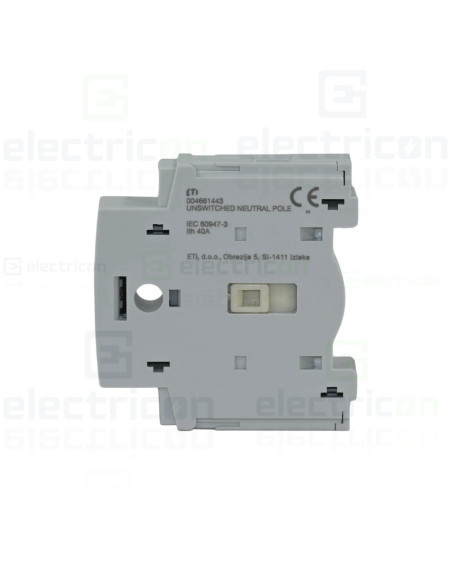 Contact auxiliar, pol neutru, CLBS-N/40, ETI, 004661443